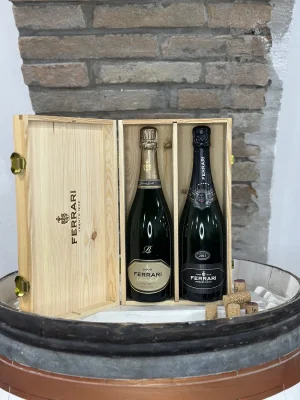 Ferrari Riserva Lunelli 2009 - Perlé Nero 2013 fronte